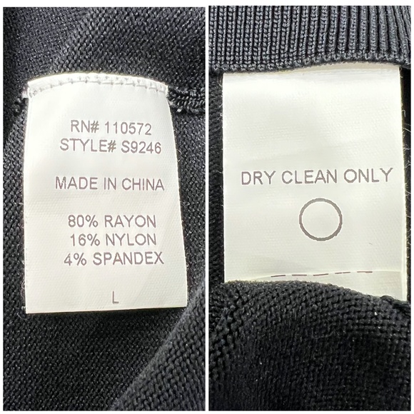 TWELFTH STREET BY CYNTHIA VINCENT BLACK PULL ON PENCIL SKIRT - Picture 15 of 15